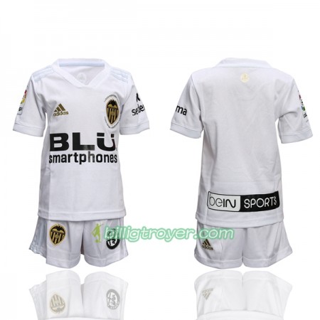 Billige Fotballdrakter Valencia Barn Hjemmedraktsett 2018/19 Kortermet